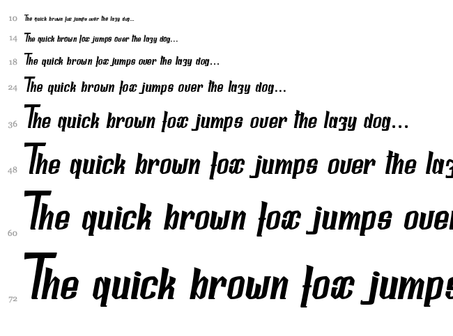 Daily Quantum font waterfall